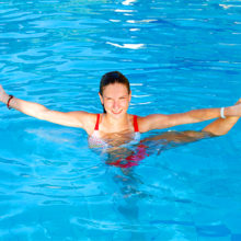 Упражнения в бассейне для похудения