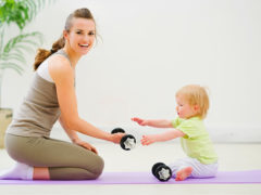 Упражнения для похудения после родов